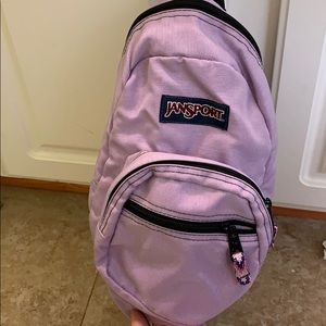 Mini Jansport Lavender Light Purple backpack